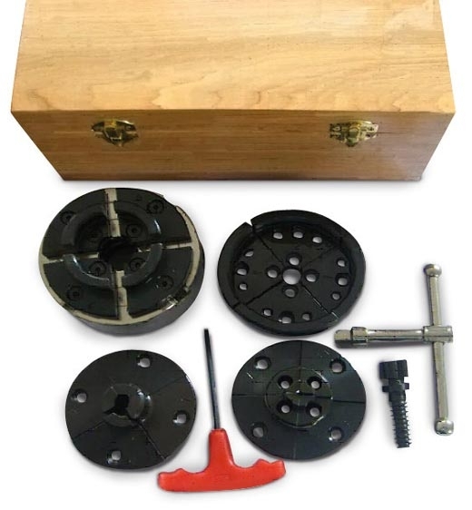 Holzstar® Čtyřčelisťové sklíčidlo Profi M33 × 3