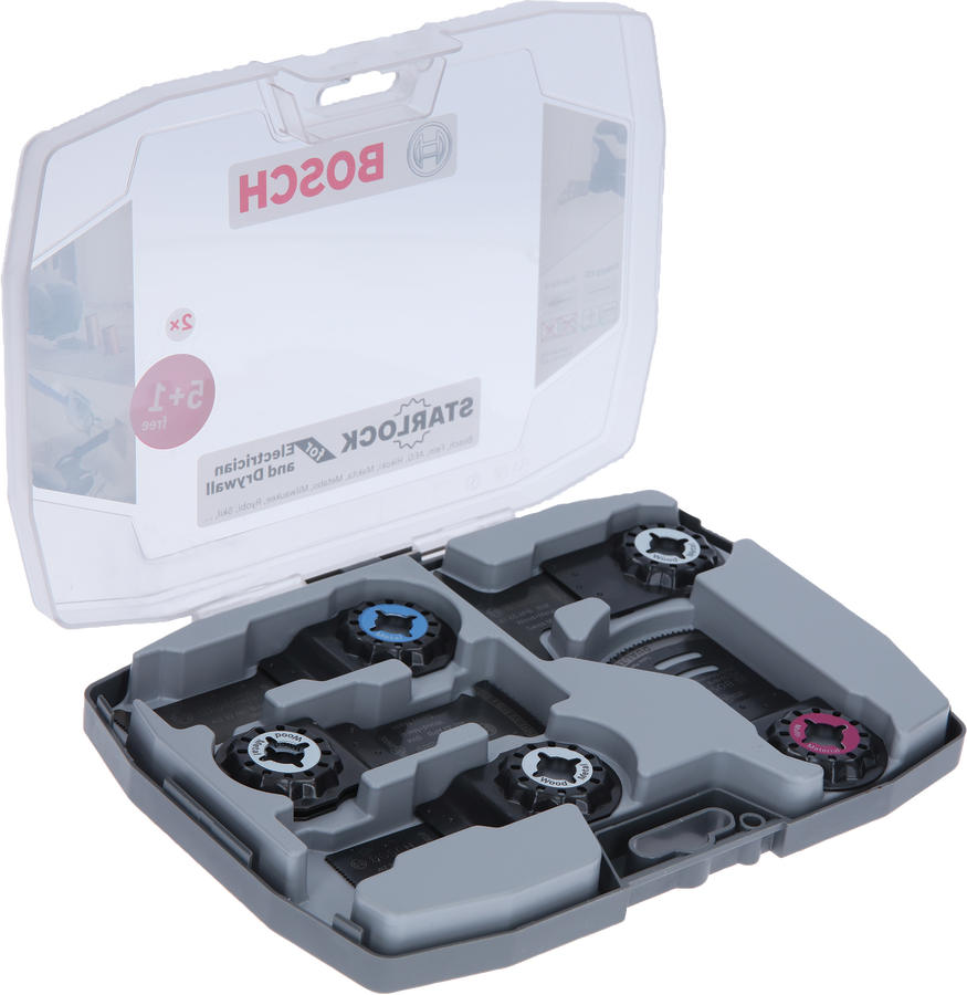 Sada pro elektrikáře (6 ks) pro multifunkční nářadí Bosch Starlock
