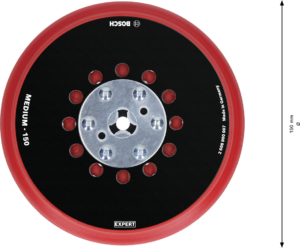 Podložný brusný talíř Bosch EXPERT UNI multiděrované 150 mm Dostupné varianty: Podložný brusný talíř Bosch EXPERT MEDIUM UNI multiděrované 150 mm