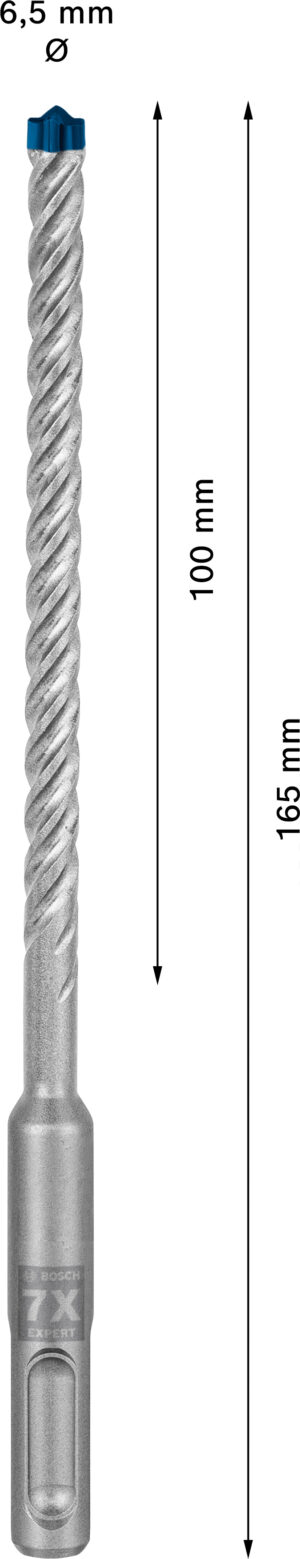 Vrták do betonu SDS plus-7X Bosch EXPERT Dostupné varianty: Vrták do betonu SDS plus-7X Bosch EXPERT 6