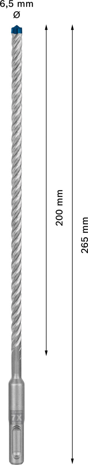 Vrták do betonu SDS plus-7X Bosch EXPERT Dostupné varianty: Vrták do betonu SDS plus-7X Bosch EXPERT 6