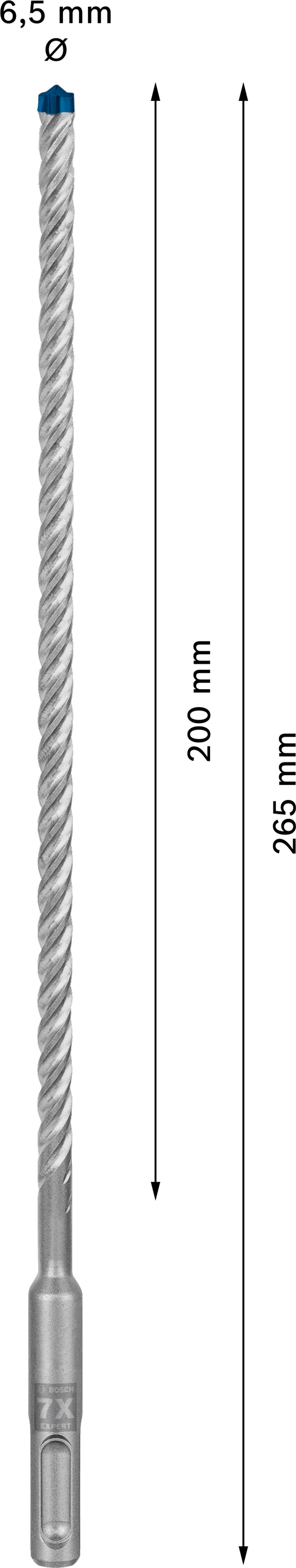 Vrták do betonu SDS plus-7X Bosch EXPERT Dostupné varianty: Vrták do betonu SDS plus-7X Bosch EXPERT 6