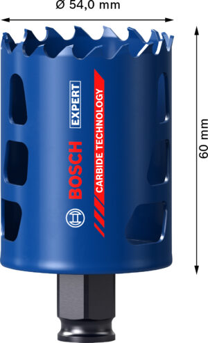 Děrovka Bosch EXPERT Tough Material Dostupné varianty: Děrovka Bosch EXPERT Tough Material 54 mm