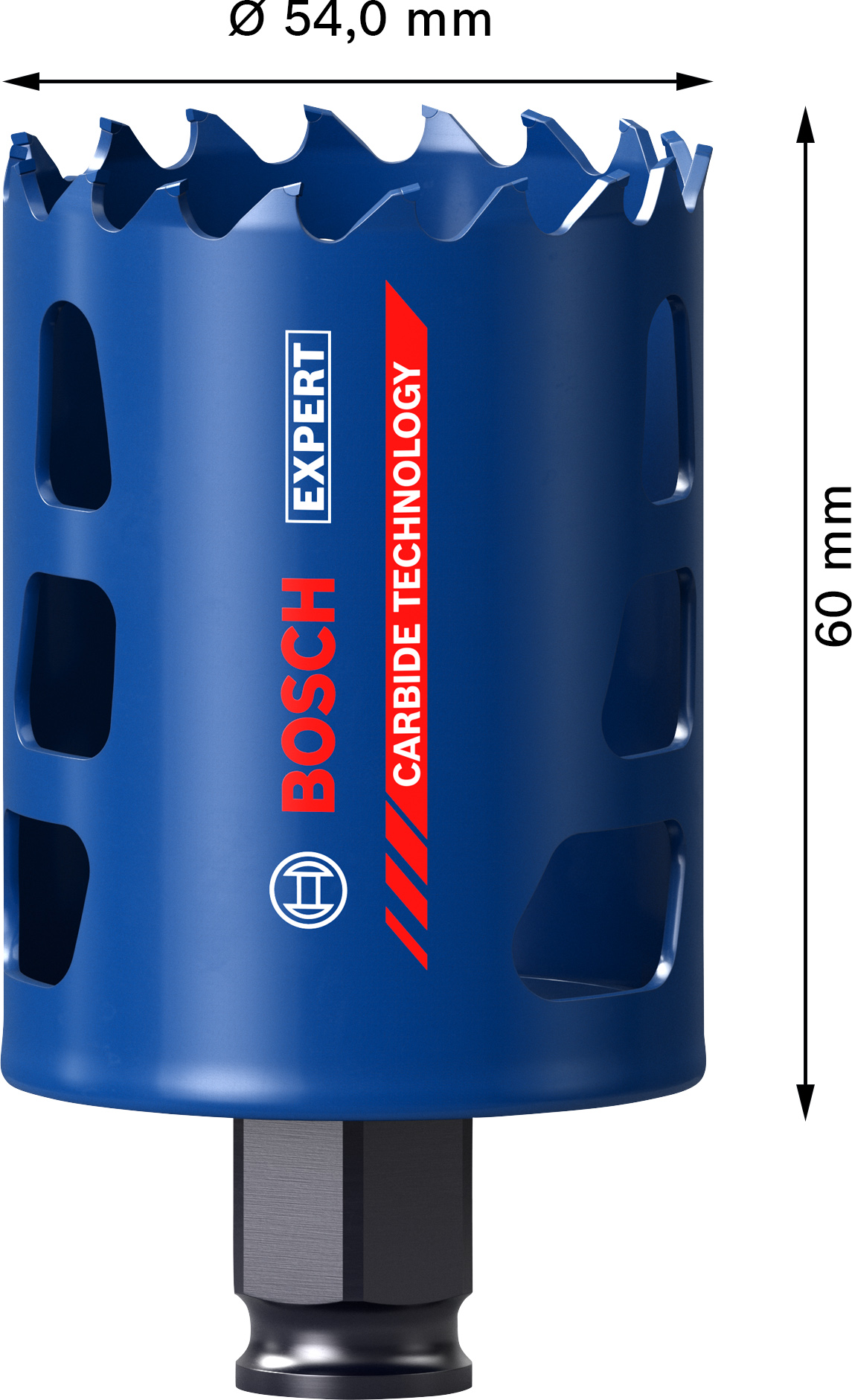 Děrovka Bosch EXPERT Tough Material Dostupné varianty: Děrovka Bosch EXPERT Tough Material 54 mm