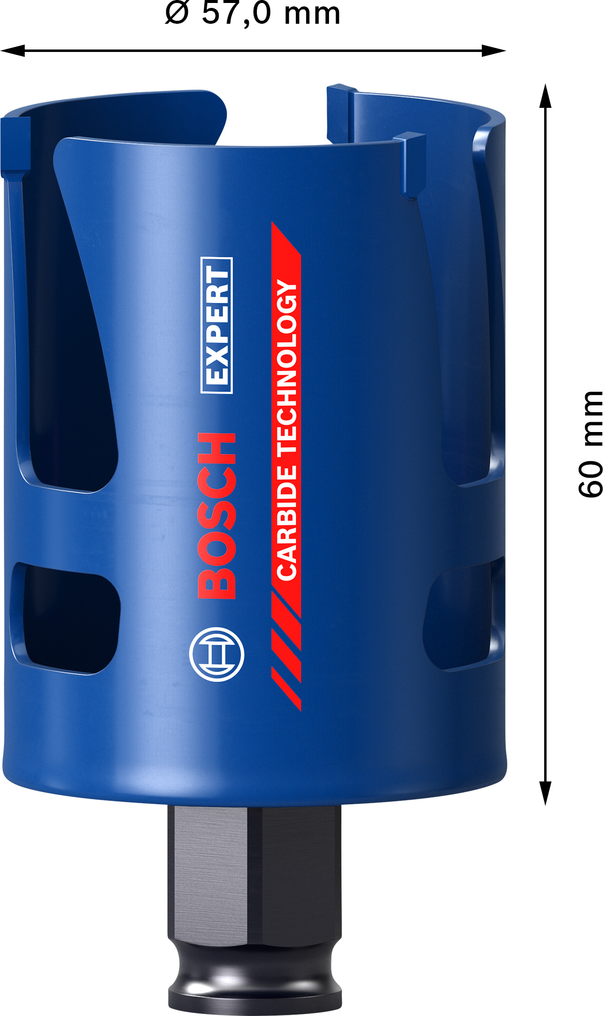 Děrovka Bosch EXPERT Construction Material Dostupné varianty: Děrovka Bosch EXPERT Construction Material 57 mm