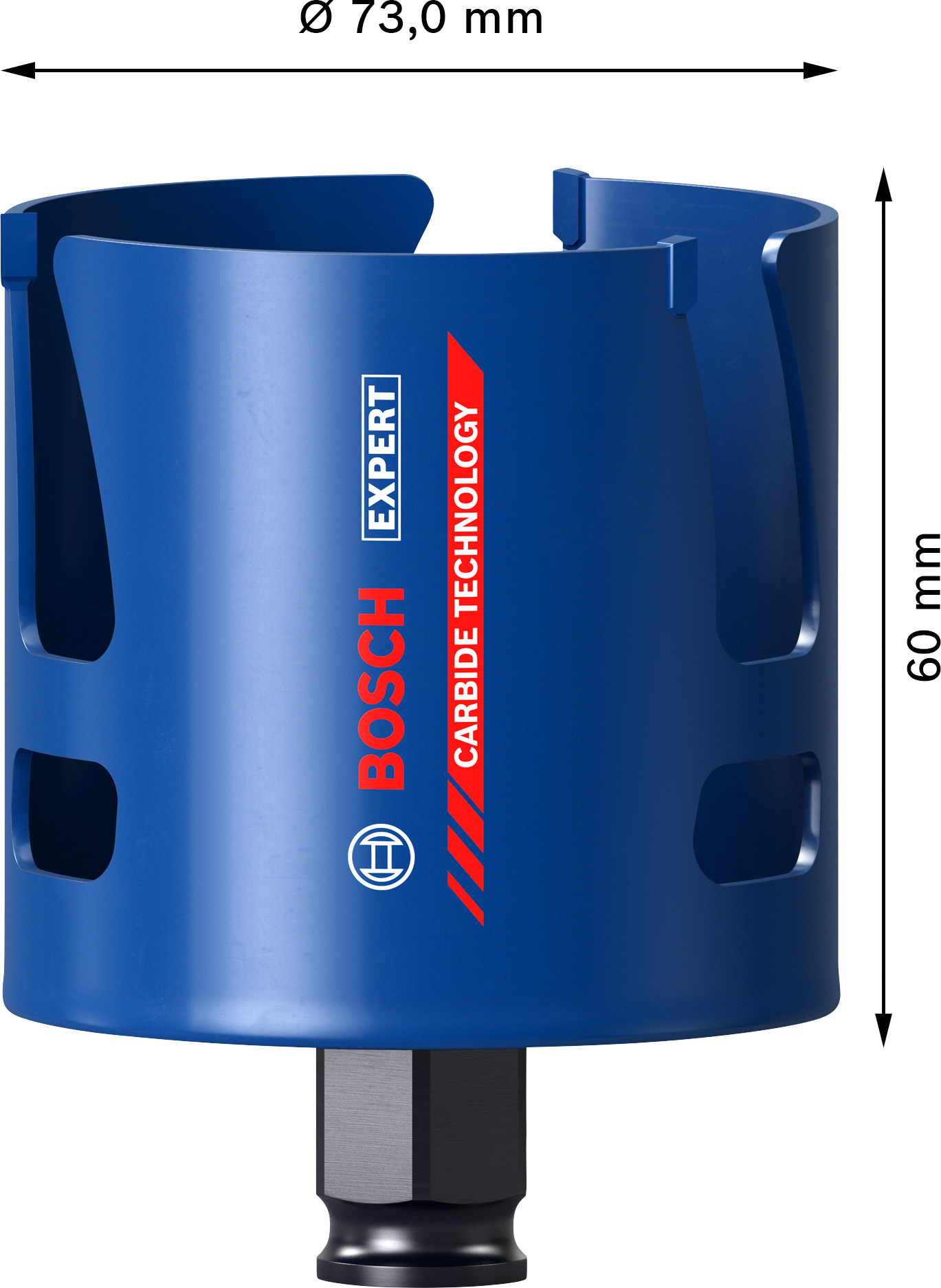 Děrovka Bosch EXPERT Construction Material Dostupné varianty: Děrovka Bosch EXPERT Construction Material 73 mm