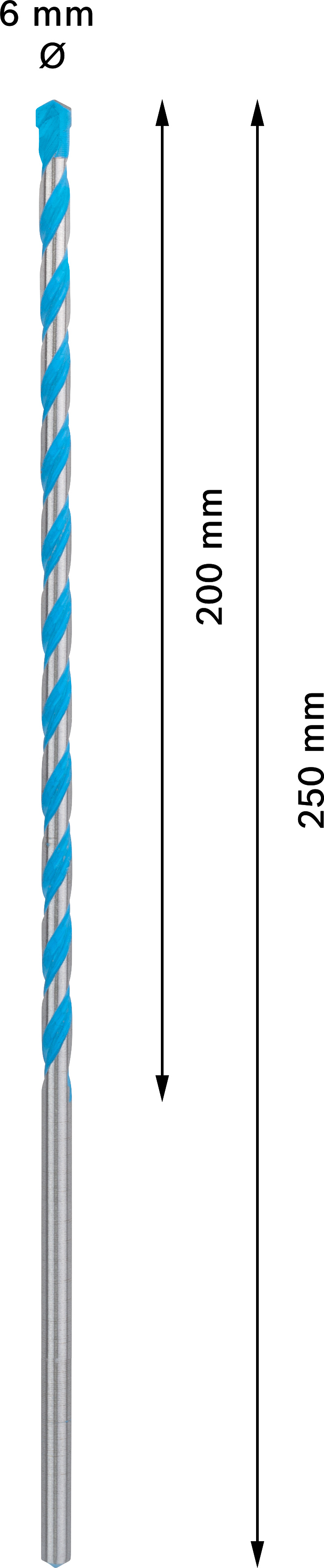Víceúčelový vrták CYL-9 Bosch EXPERT MultiConstruction Dostupné varianty: Víceúčelový vrták CYL-9 Bosch EXPERT MultiConstruction  6