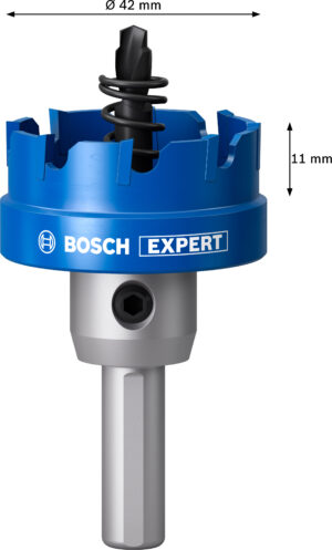 Karbidová děrovka Bosch EXPERT Sheet Metal Dostupné varianty: Karbidová děrovka Bosch EXPERT Sheet Metal 42 mm