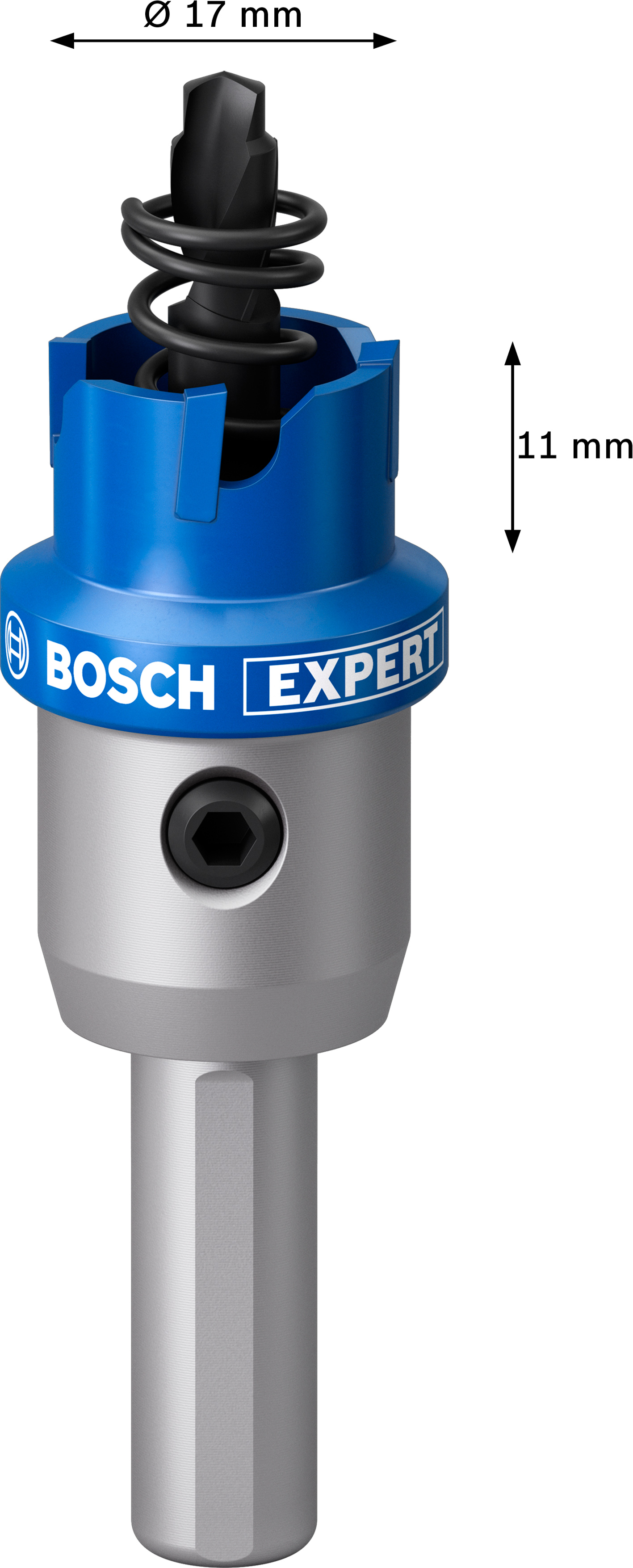 Karbidová děrovka Bosch EXPERT Sheet Metal Dostupné varianty: Karbidová děrovka Bosch EXPERT Sheet Metal 17 mm