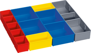 Kufrový systém Bosch vložené boxy (12ks) pro i-Boxx 53
