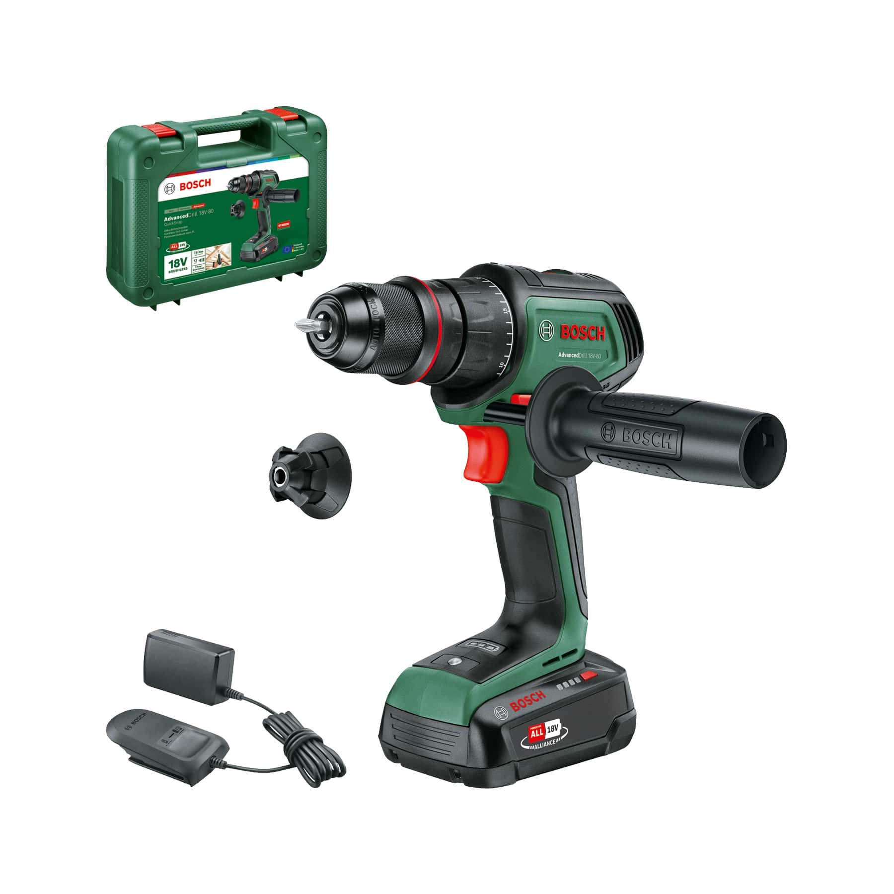 BOSCH Home & Garden Aku vrtačka Bosch AdvancedDrill 18V-80