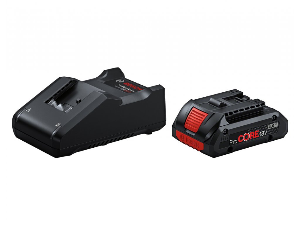 Startovací sada Bosch 1× ProCORE18V 4Ah + GAL 18V-40