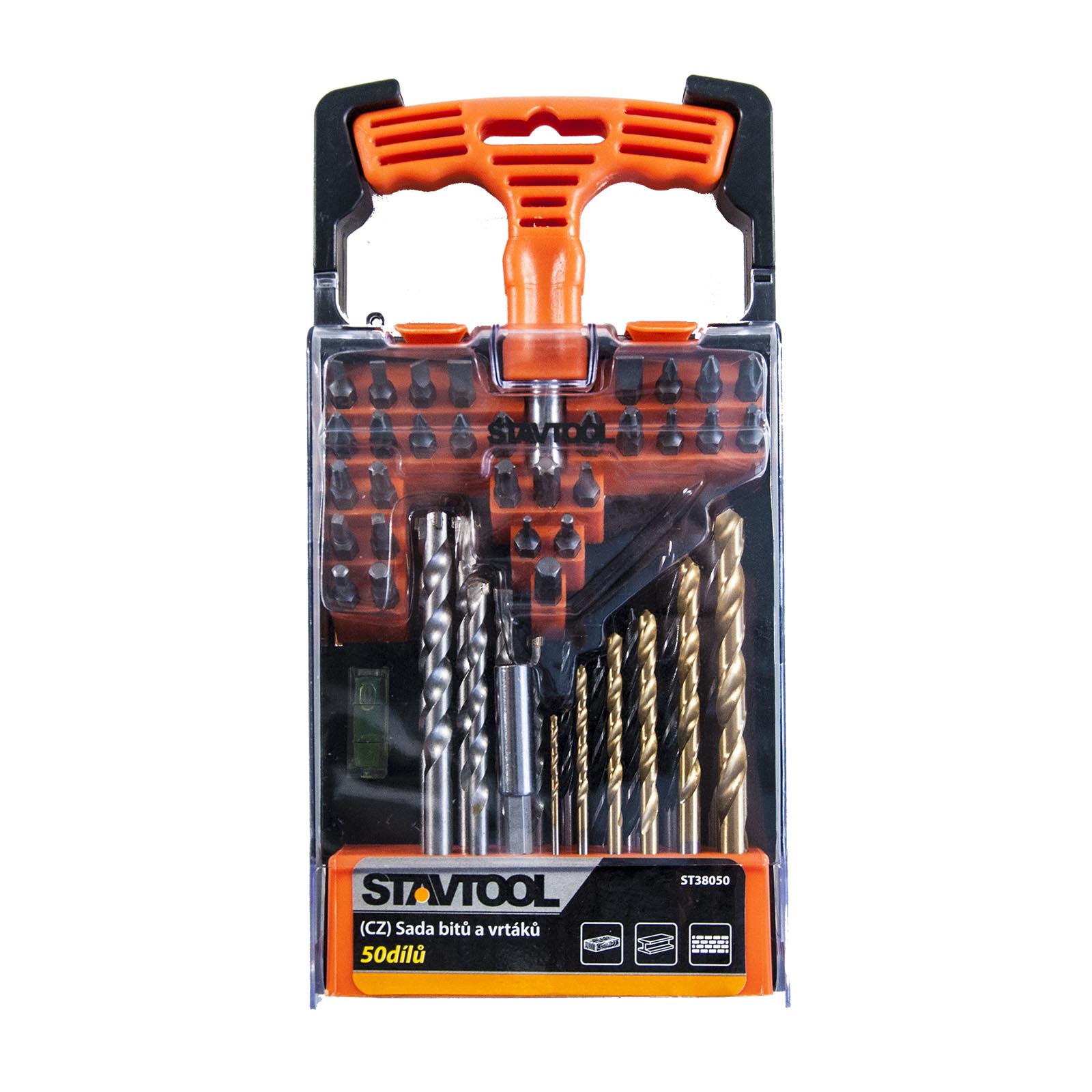 Kombinovaná sada vrtáků a bitů (50ks) STAVTOOL
