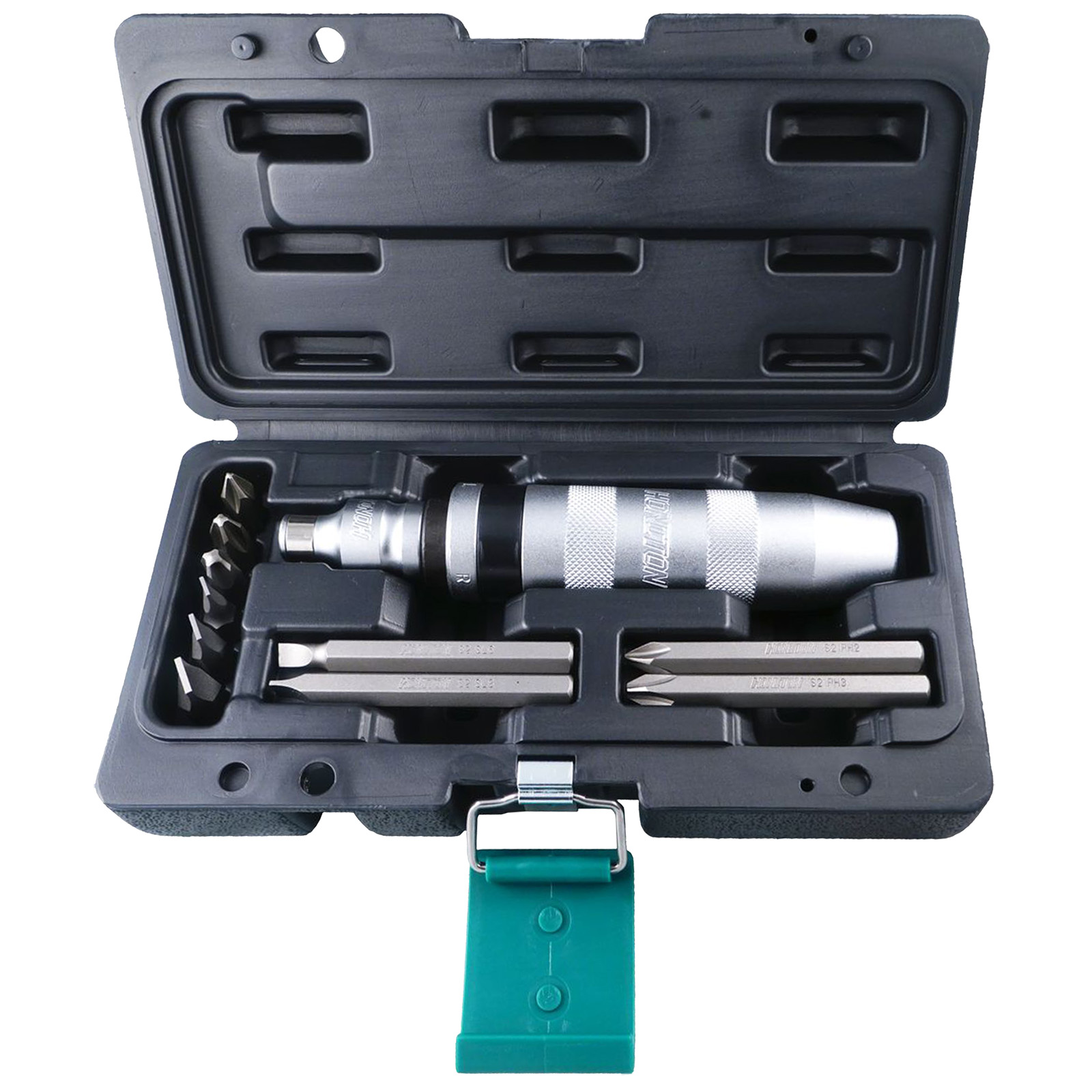 Úderový šroubovák s bity (12 ks) HONITON