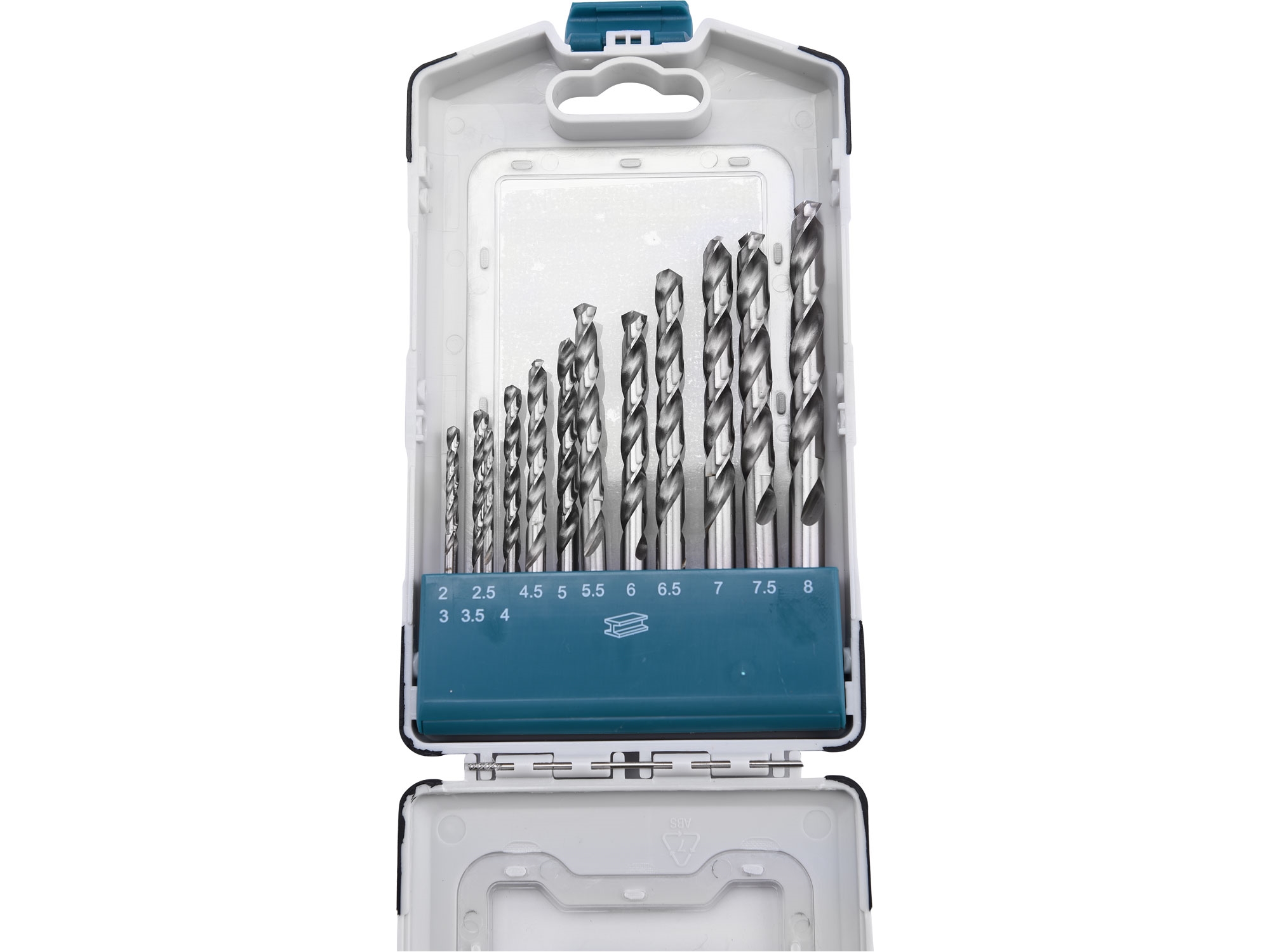 Sada vrtáků do kovu HSS-G EXTOL INDUSTRIAL ø 2-8 mm (13ks)