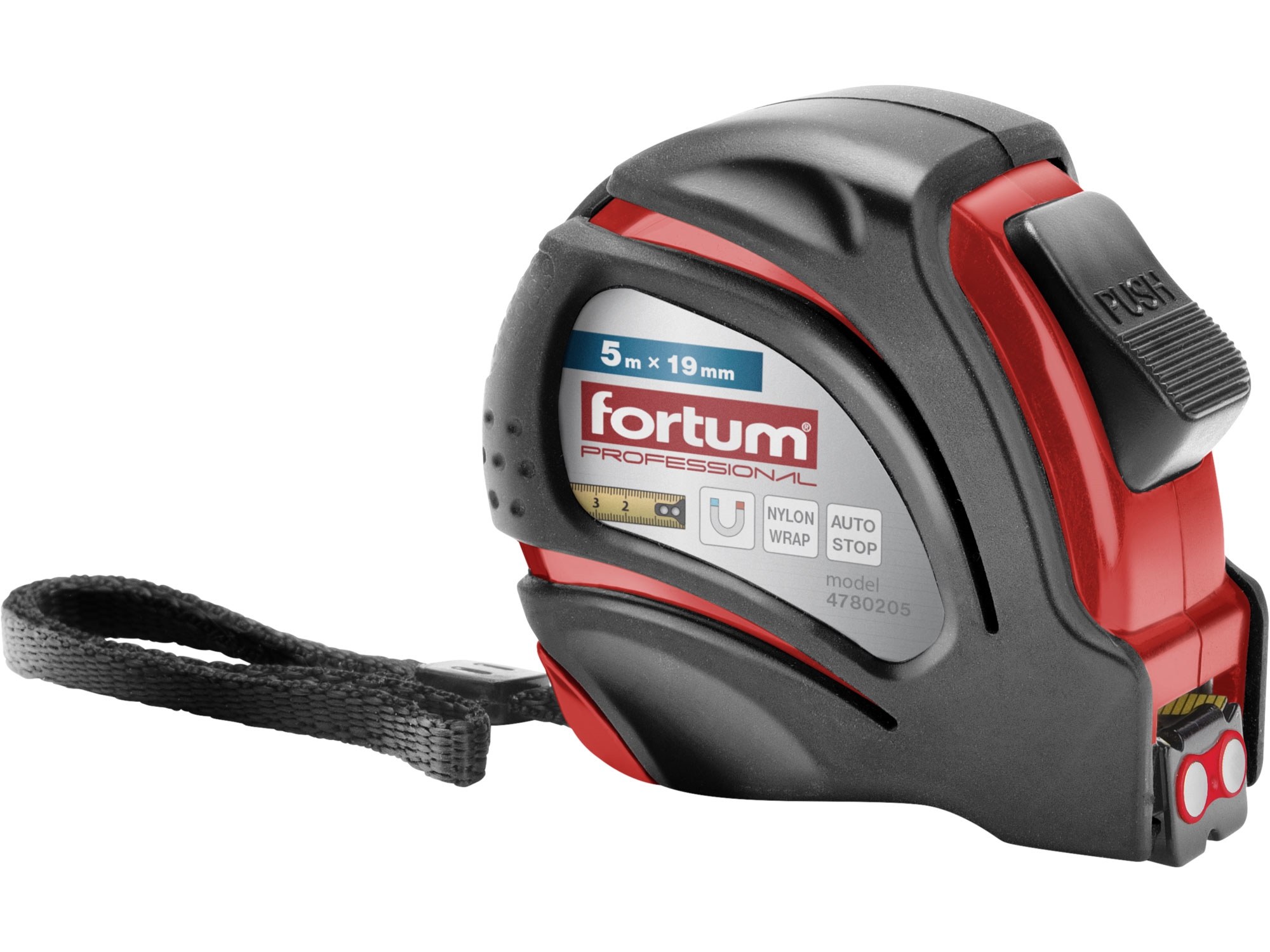 FORTUM svinovací 5m š. pásku 19mm 4780205