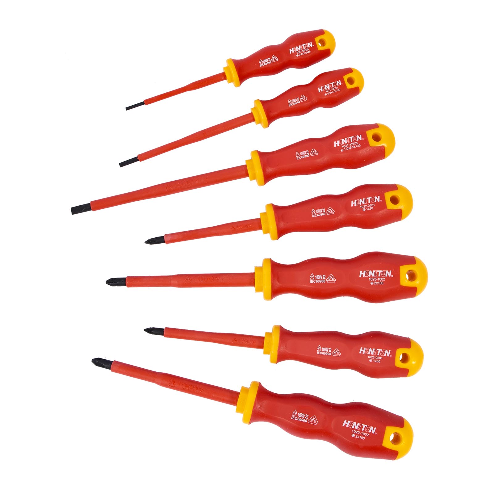 Sada šroubováků PL|PH|PZ (7 ks) HONITON 1000 V