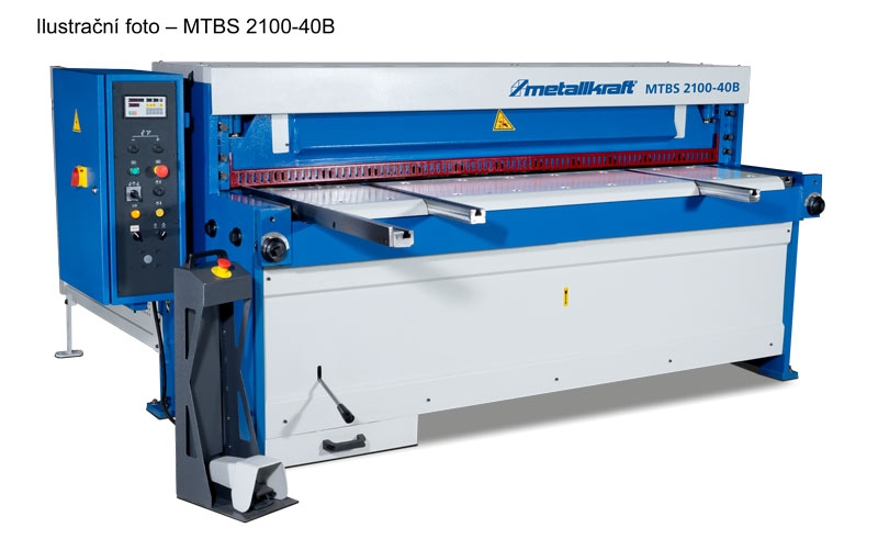 Elektrické nůžky na plech s programovatelným zadním dorazem Metallkraft® MTBS 2550-40 B