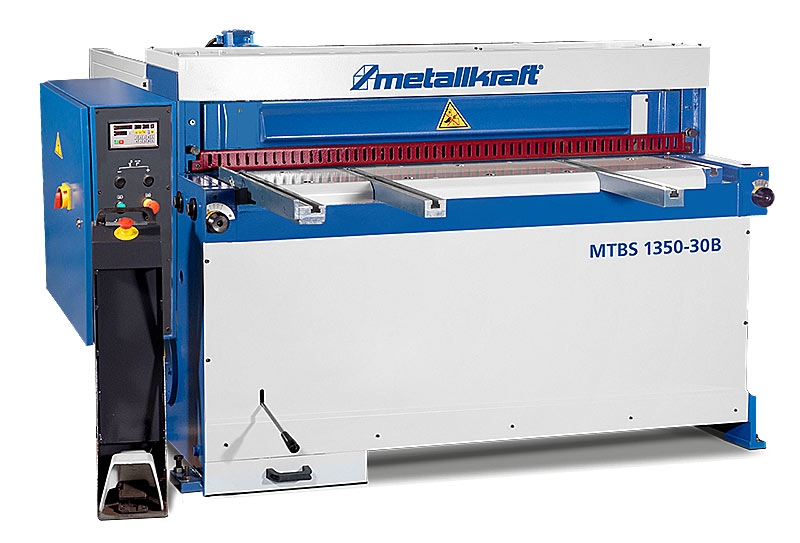 Elektrické nůžky na plech s programovatelným zadním dorazem Metallkraft® MTBS 1350-30 B
