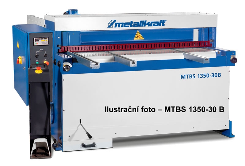 Elektrické nůžky na plech s programovatelným zadním dorazem Metallkraft® MTBS 1540-40 B