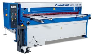 Elektrické nůžky na plech s programovatelným zadním dorazem Metallkraft® MTBS 2100-40 B