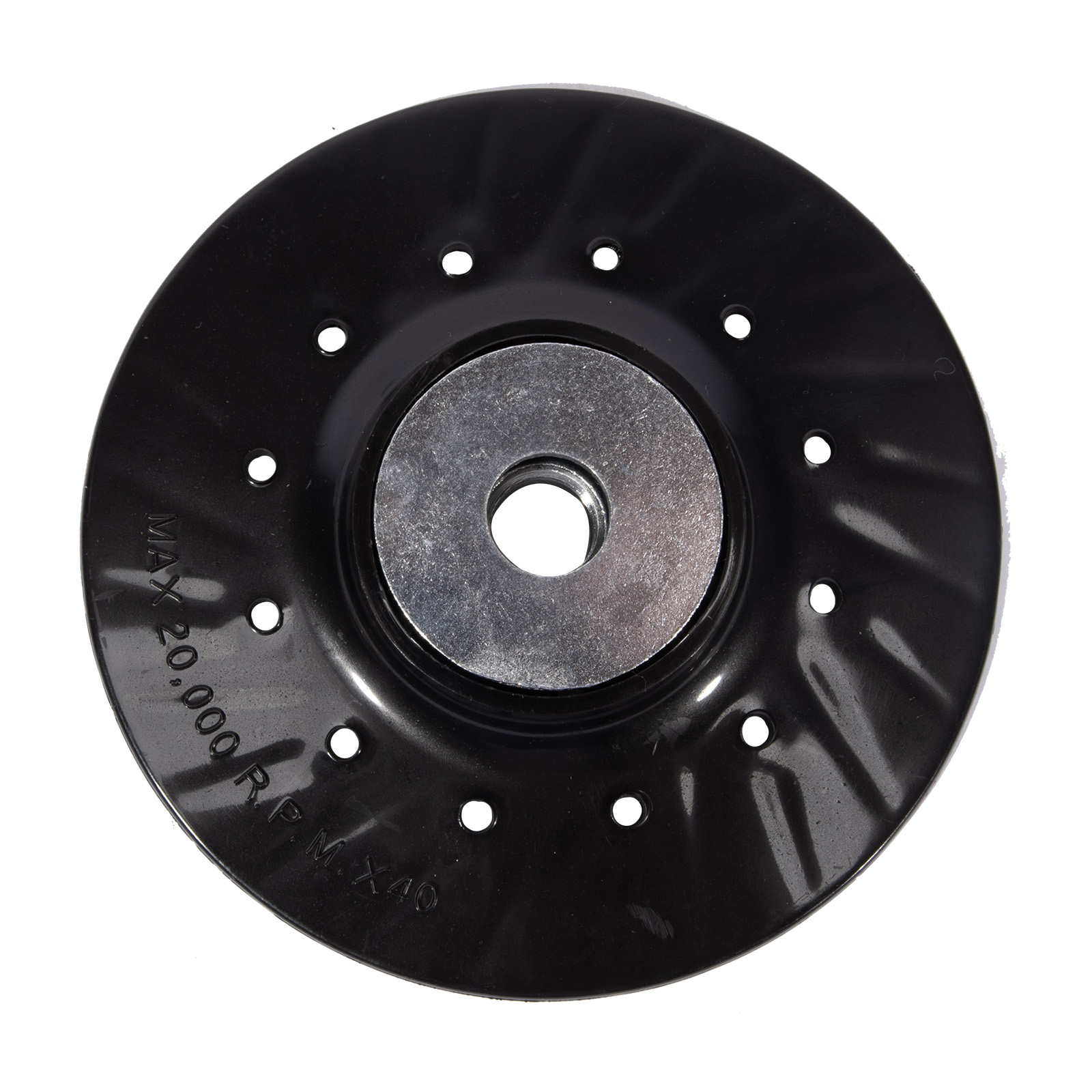 Chlazený podložní talíř na fíbr LUGA ABRASIVE ø 115 mm