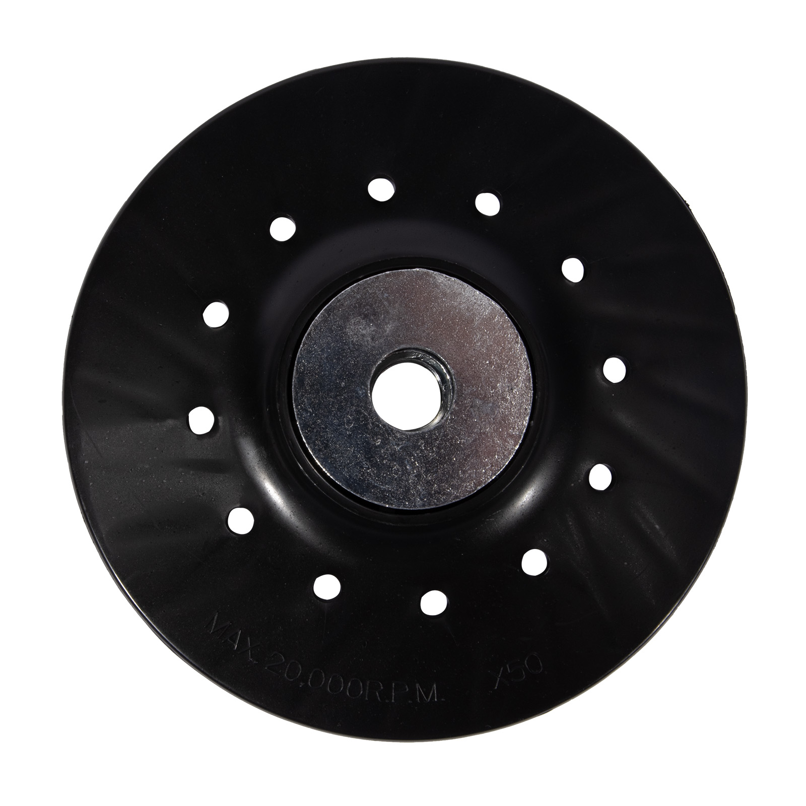 Chlazený podložní talíř na fíbr LUGA ABRASIVE ø 125 mm