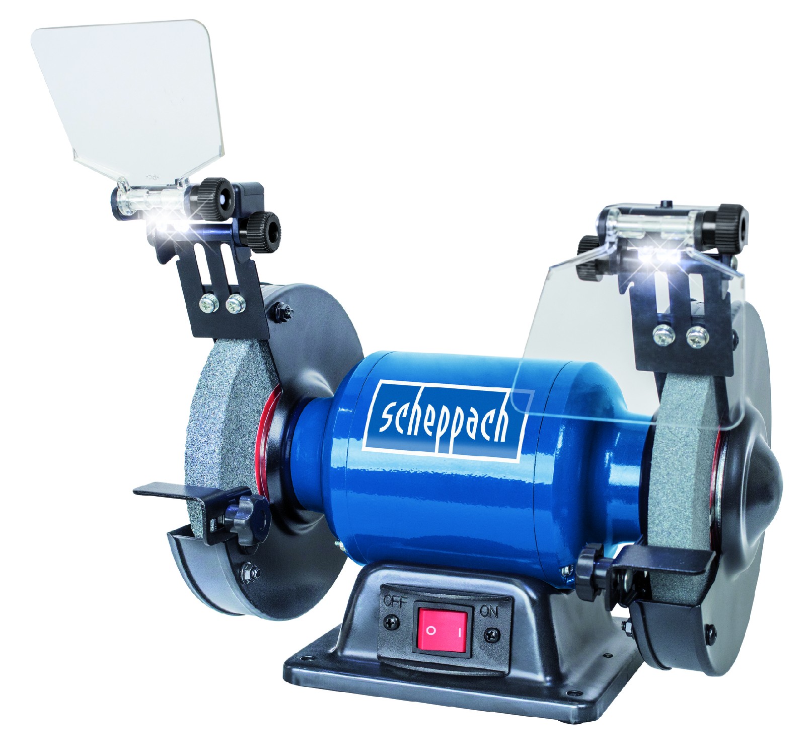 Dvoukotoučová bruska Scheppach SM 150 L