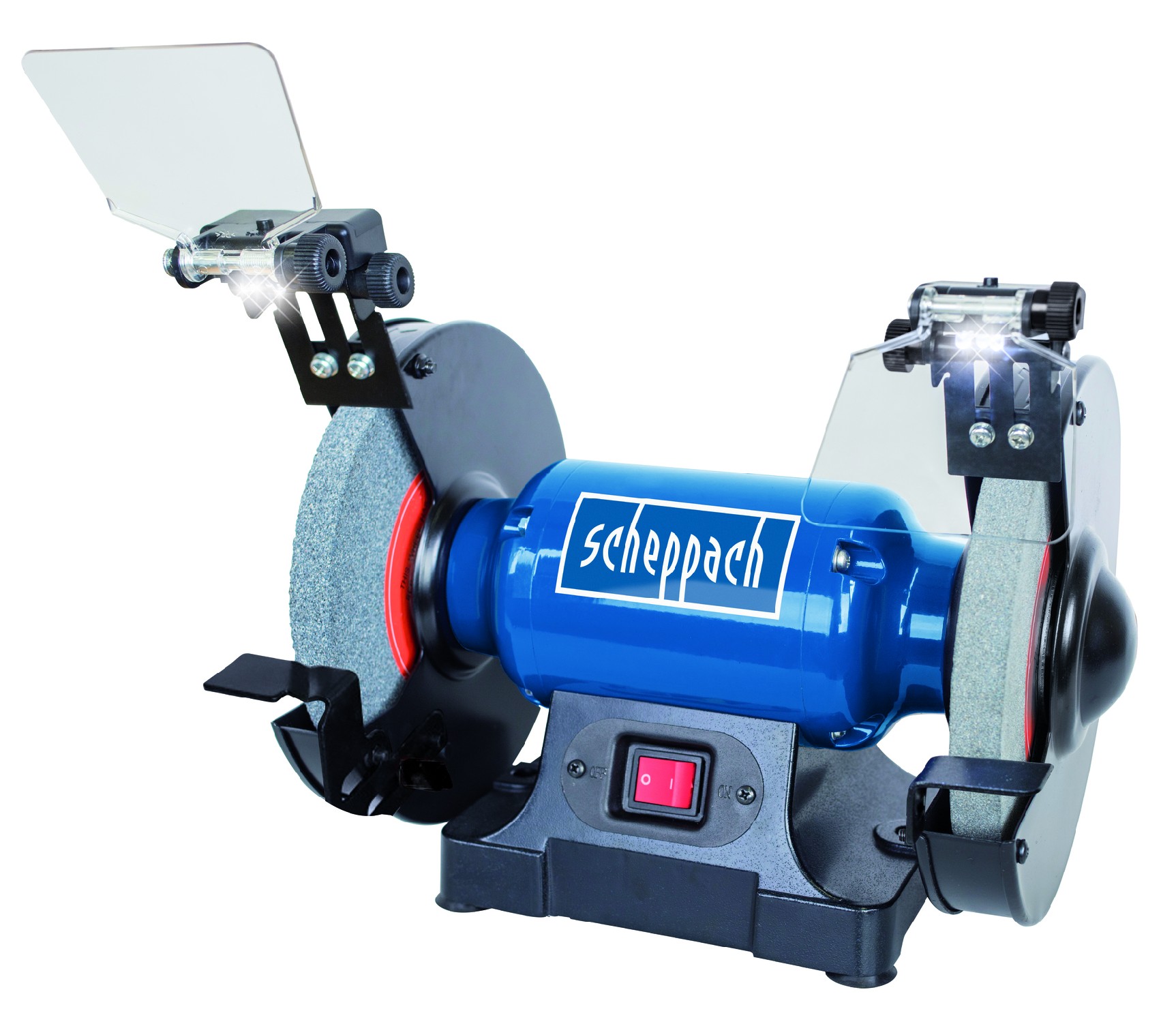 Dvoukotoučová bruska Scheppach SM 200 L