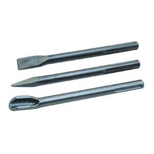 Sada sekáčů SDS MAX (3ks) STAVTOOL 250 mm (1xplochý