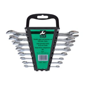 Sada plochých klíčů (8ks) GK TOOLS 6-22 mm