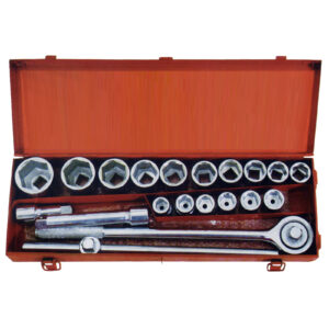 STAVTOOL P16456 Sada hlavic 3/4" 19-50 mm 21 dílů