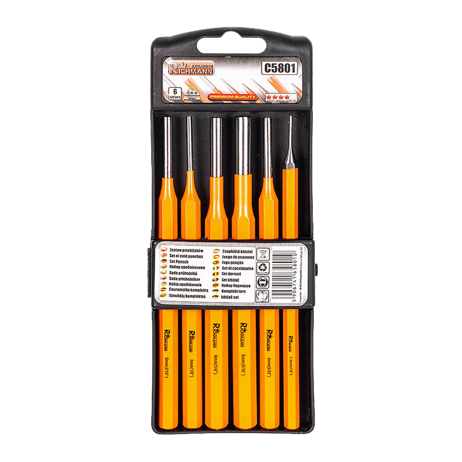 CORONA Sada průbojníky 6dílů