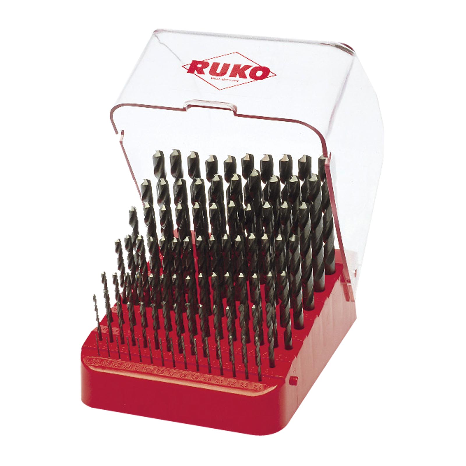 Sada vrtáků do kovu HSS RUKO ø 1-10 mm po 0