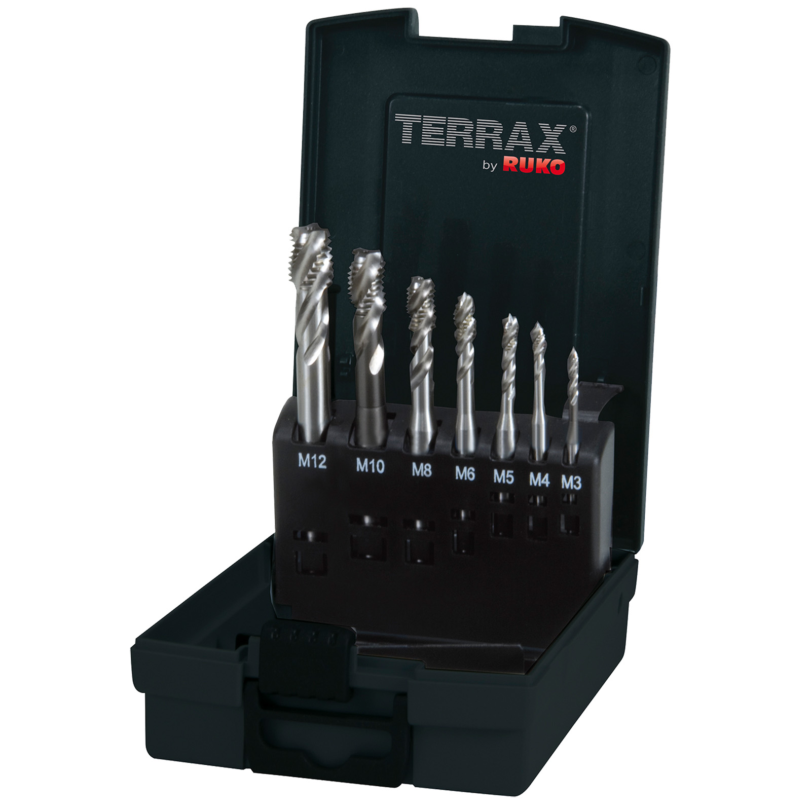 RUKO Sada jednorázových závitníků typ B HSS-CO 7-dílná