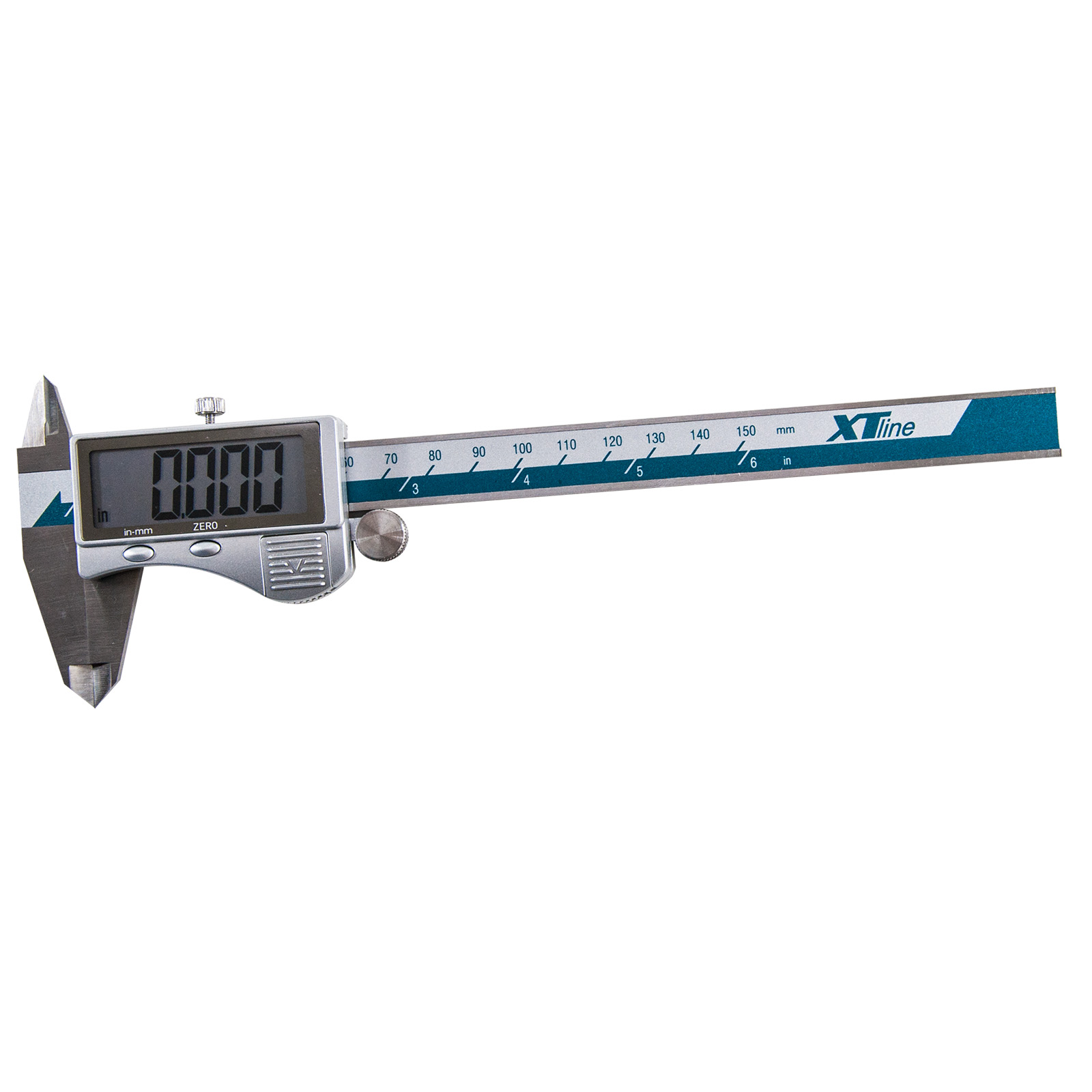 XTline Měřítko posuvné 150mm digitální NEREZ odchylka 0