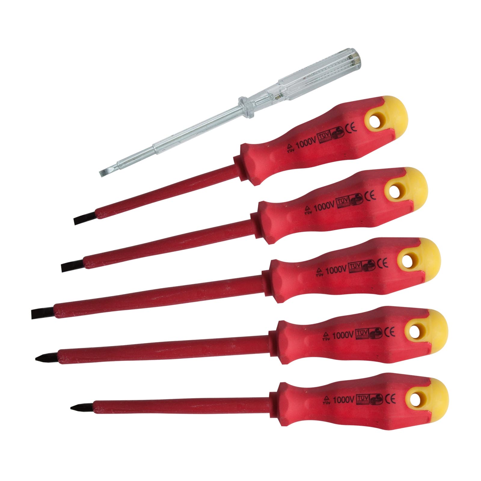 Sada elektrikářských šroubováků a zkoušečky PL|PH (5 ks) RICHMANN