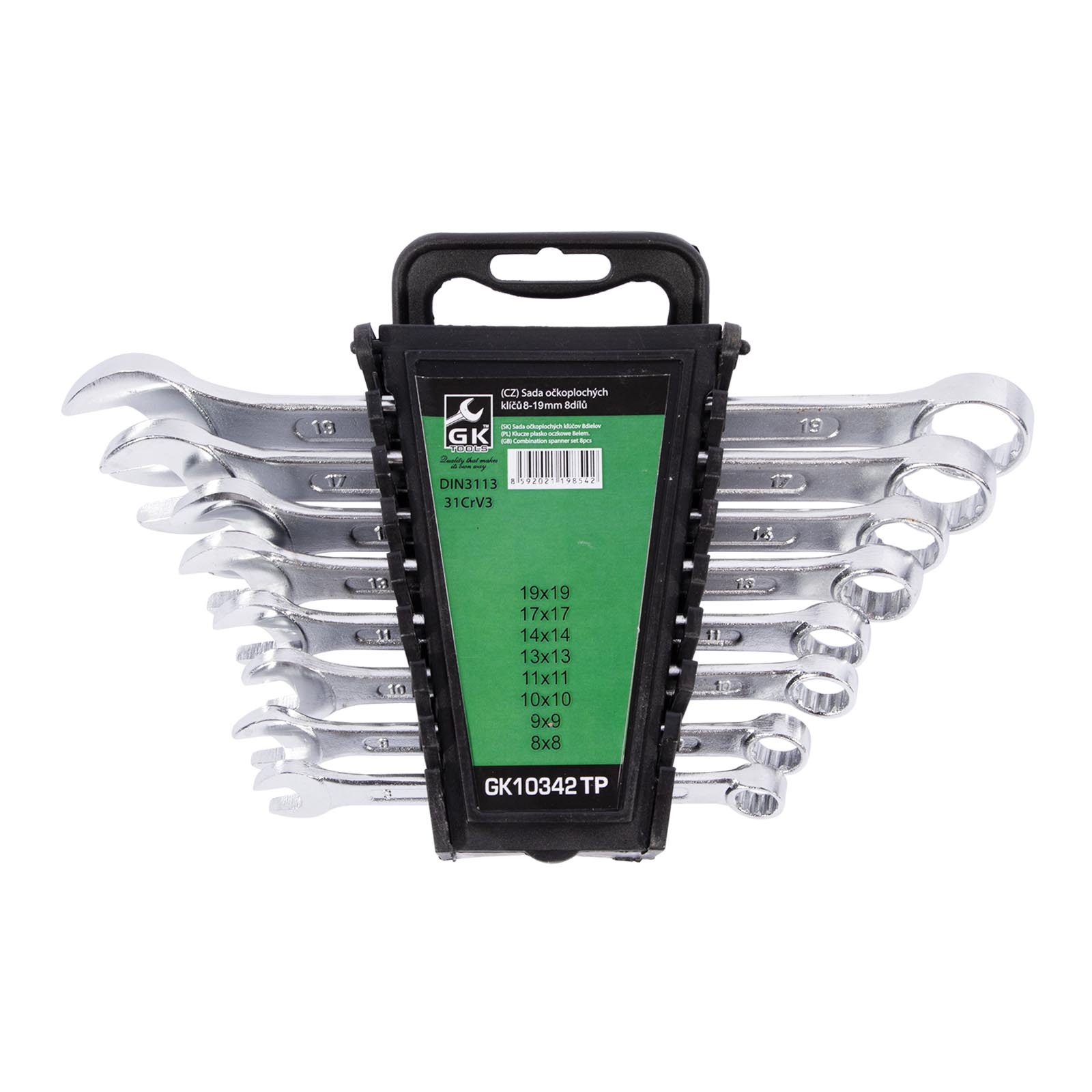 Sada očkoplochých klíčů (8ks) GK TOOLS 6-22 mm