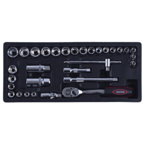 STAVTOOL Sada hlavic šestihranných 3/8" 29 dílů