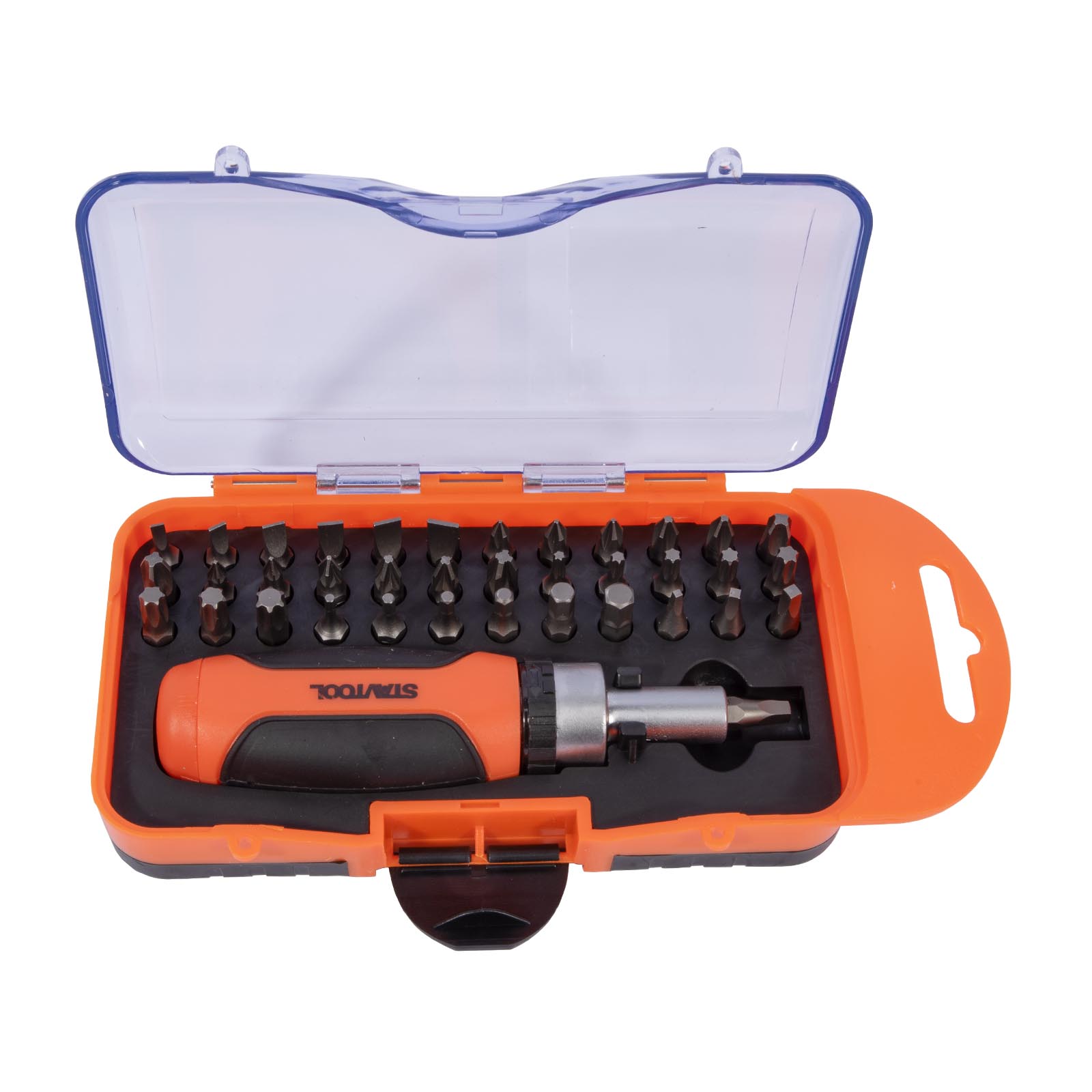 Ráčnový šroubovák s bity (38 ks) STAVTOOL