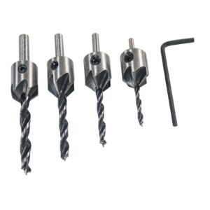 Sada vrtáků do dřeva se záhlubníkem (4ks) STAVTOOL ø 3-6 mm