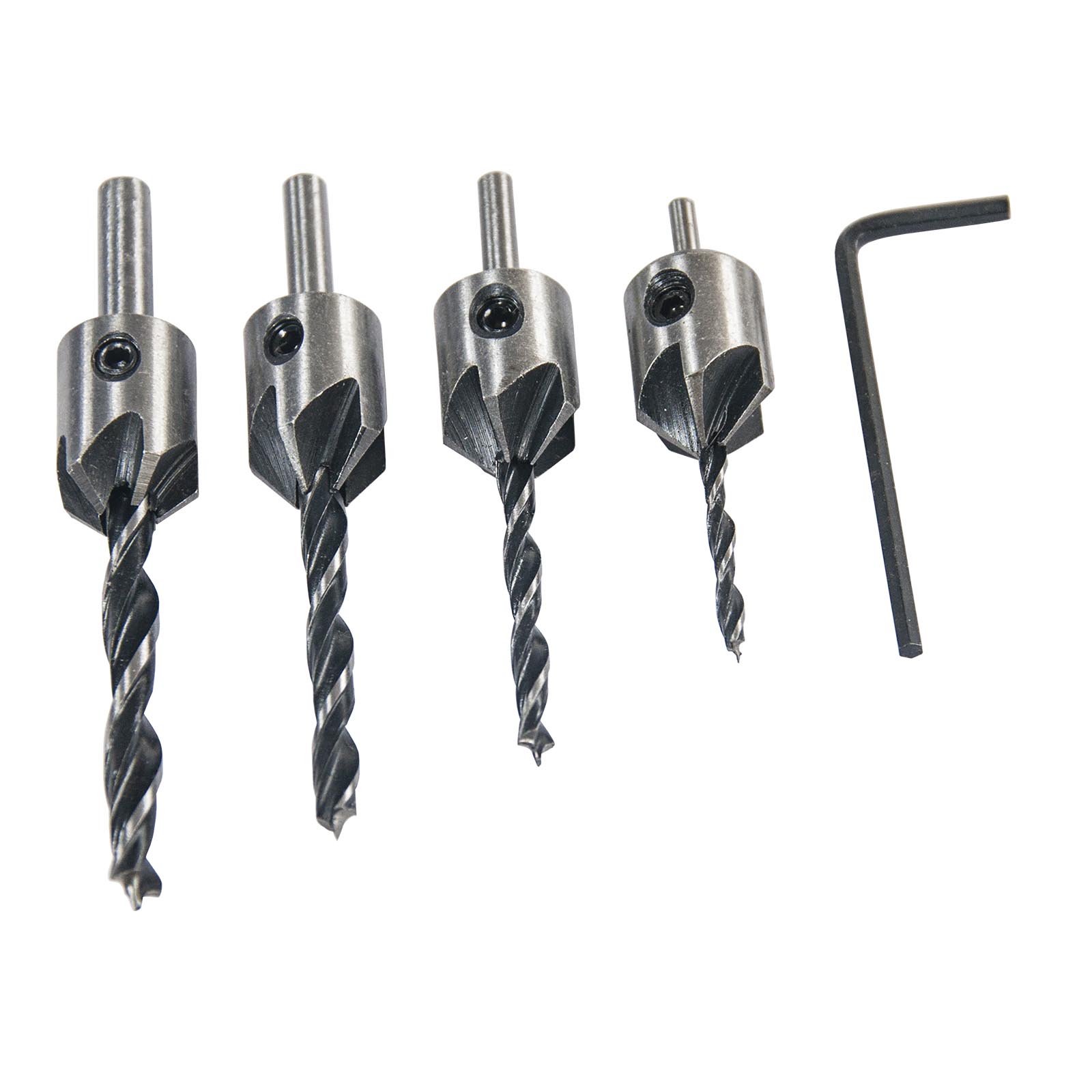 Sada vrtáků do dřeva se záhlubníkem (4ks) STAVTOOL ø 3-6 mm