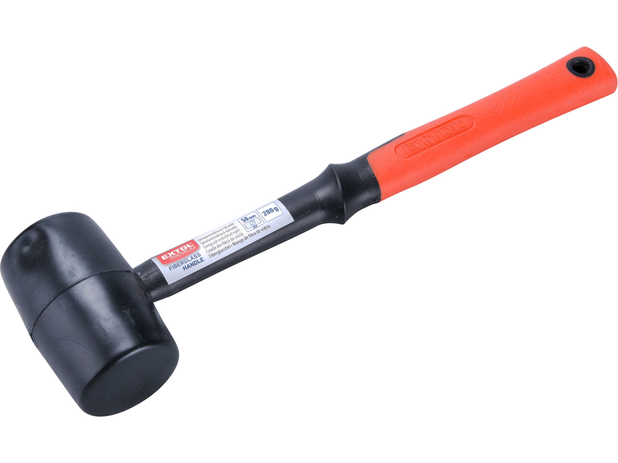 EXTOL PREMIUM Palička pryžová černá