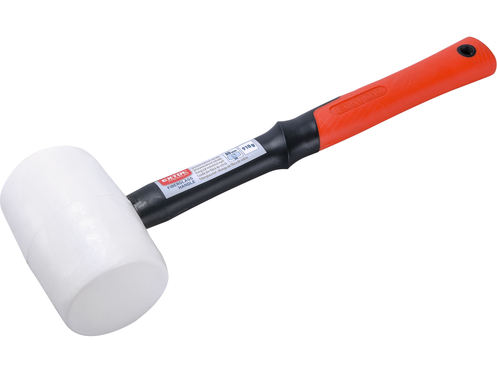 EXTOL PREMIUM Palička pryžová bílá