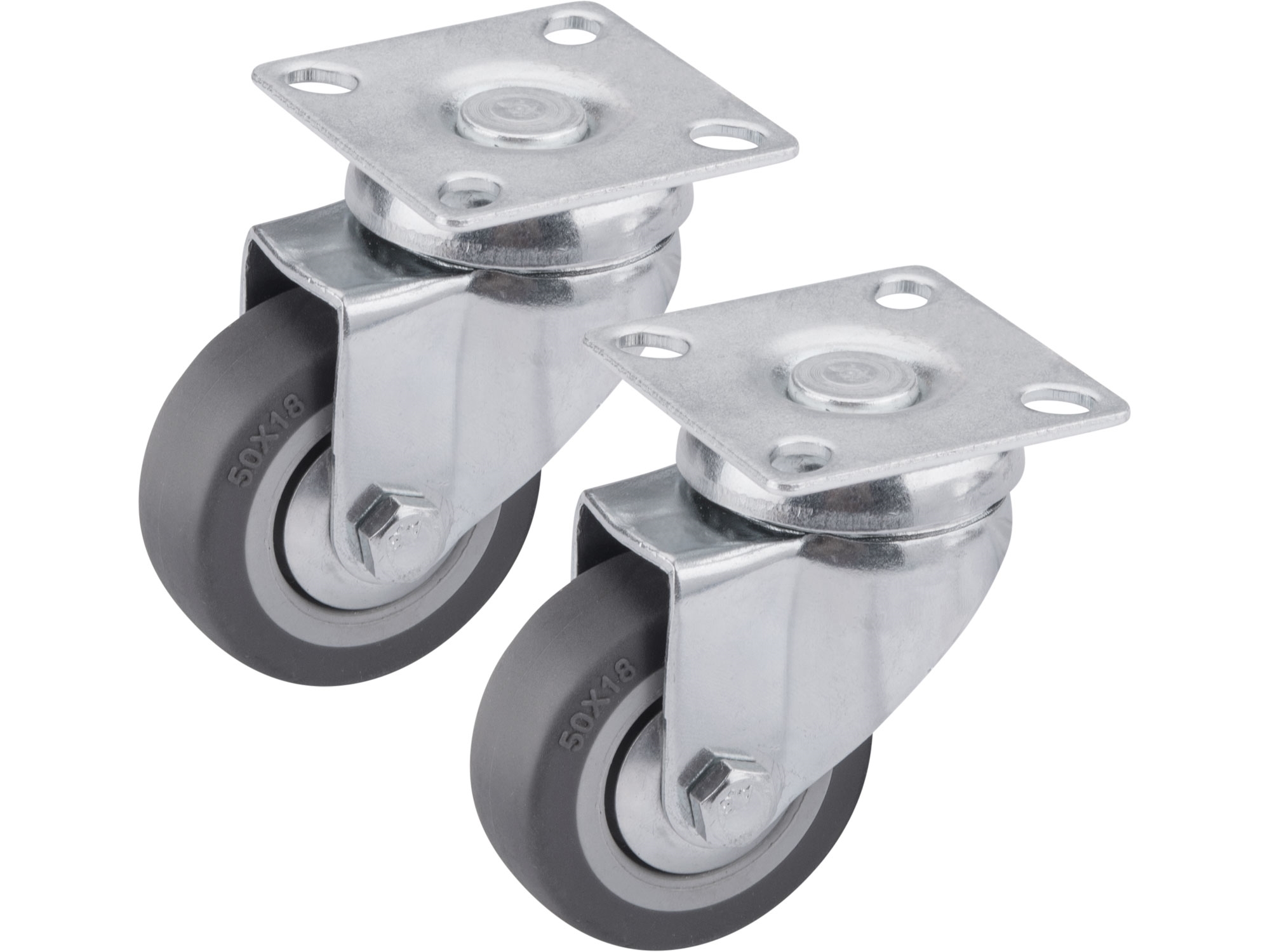 EXTOL PREMIUM Kolečka otočná s obručí ze šedé pryže