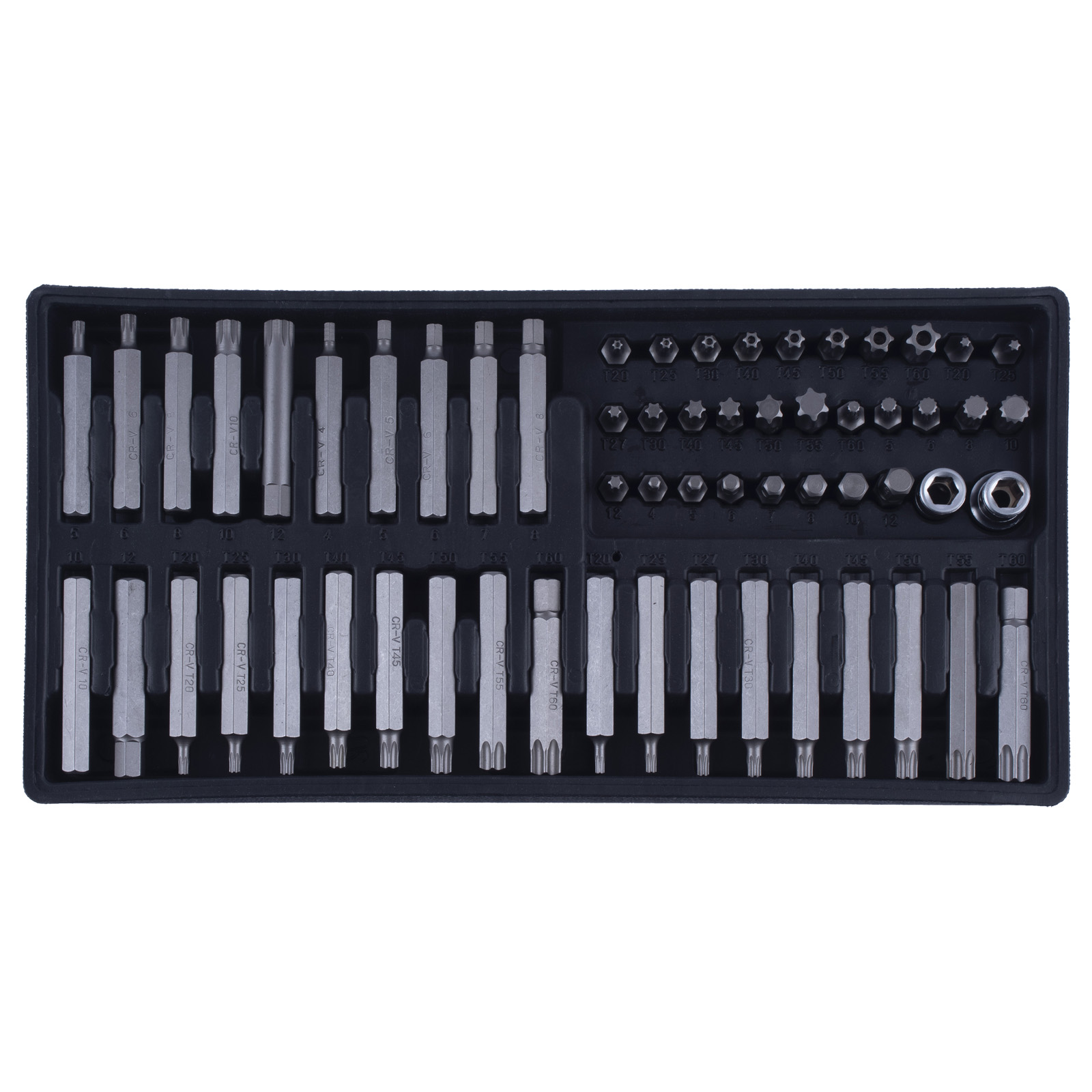 Kombinovaná sada bitů a hlavic (60ks) STAVTOOL XZN/TRX/IMB