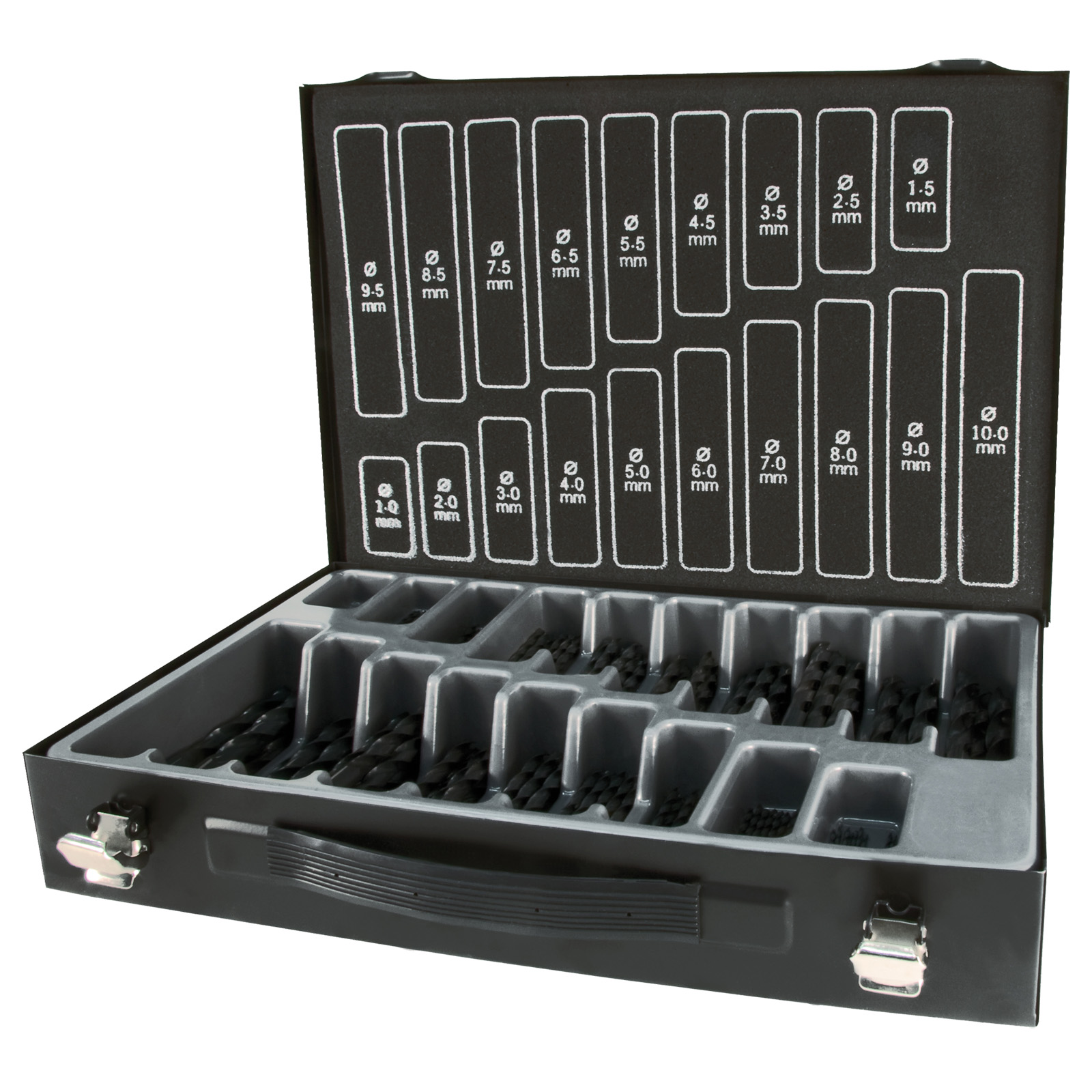 Sada vrtáků do kovu HSS-R RUKO ø 1-10 mm (170ks)