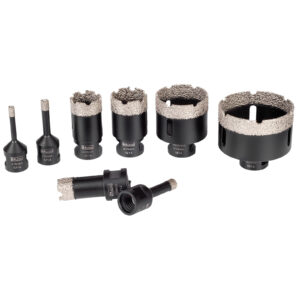 Sada diamantových korunkových vrtáků (8ks) RICHMANN ø 6/8/10/20/30/35/50/68 mm