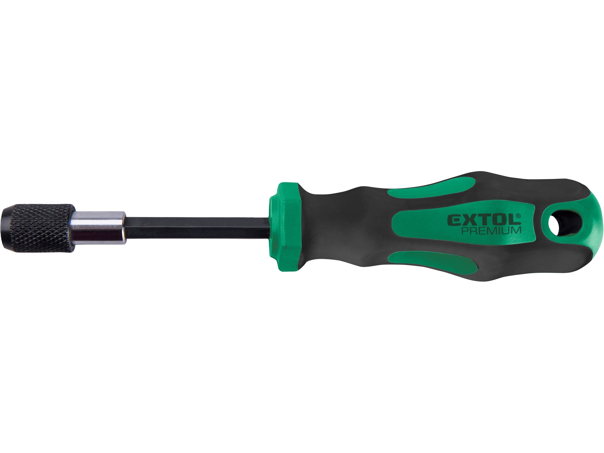 Šroubovák na hroty CrV 1/4" x 75 mm EXTOL PREMIUM Fix-Clip