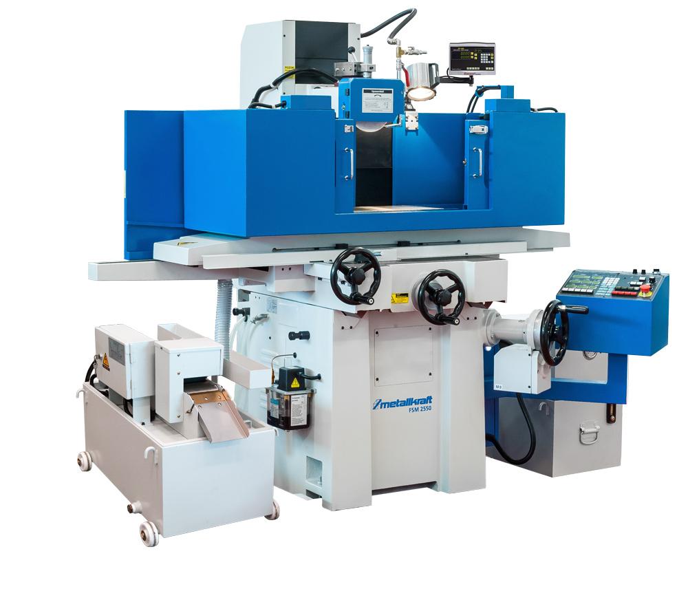 Bruska na plocho sestava Metallkraft® FSM 2550 - odměřování a magnetický separátor